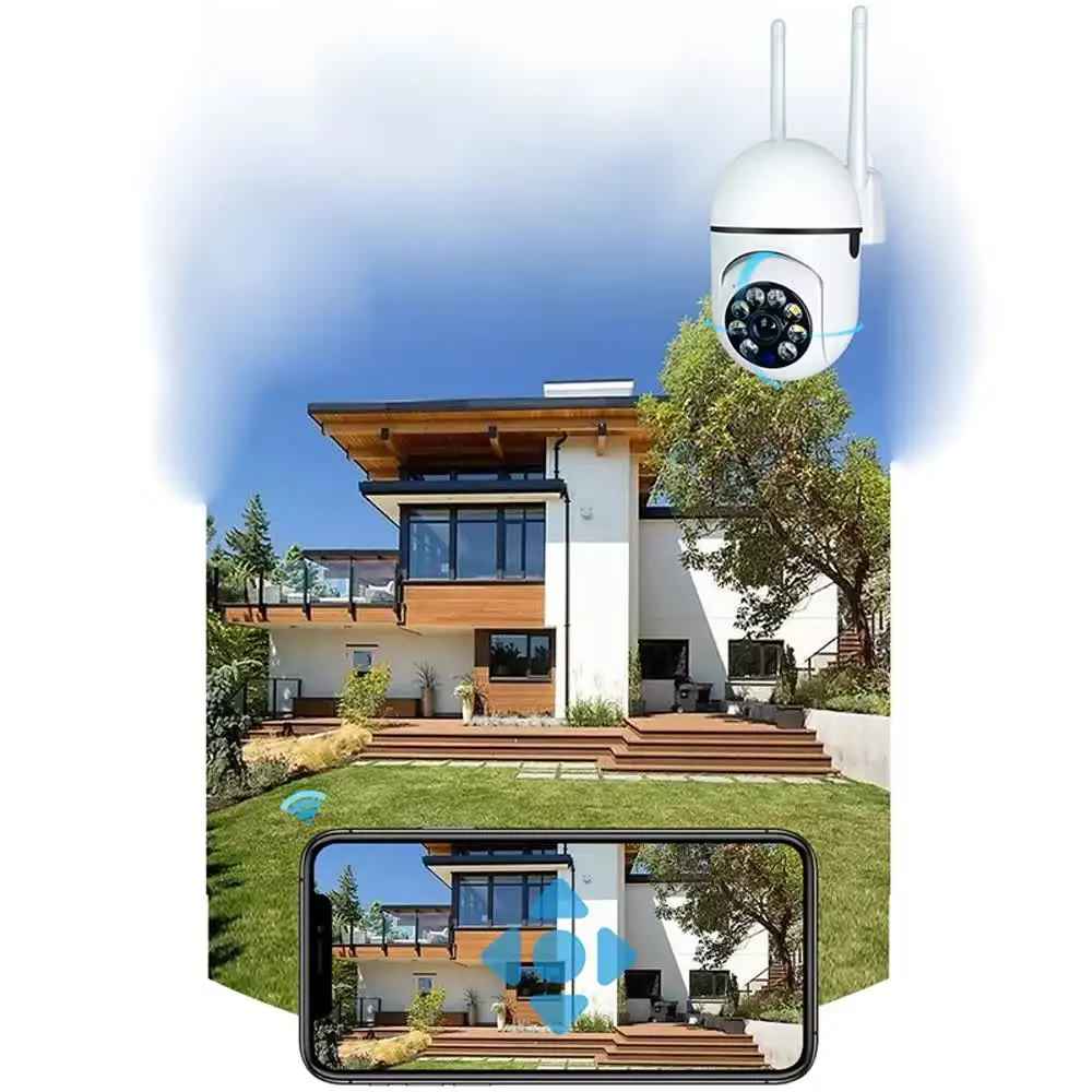 Cámara Foco WiFi 1080P con Visión Nocturna y Seguimiento