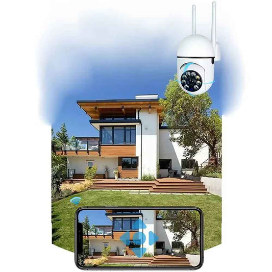 Cámara Foco WiFi 1080P con Visión Nocturna y Seguimiento