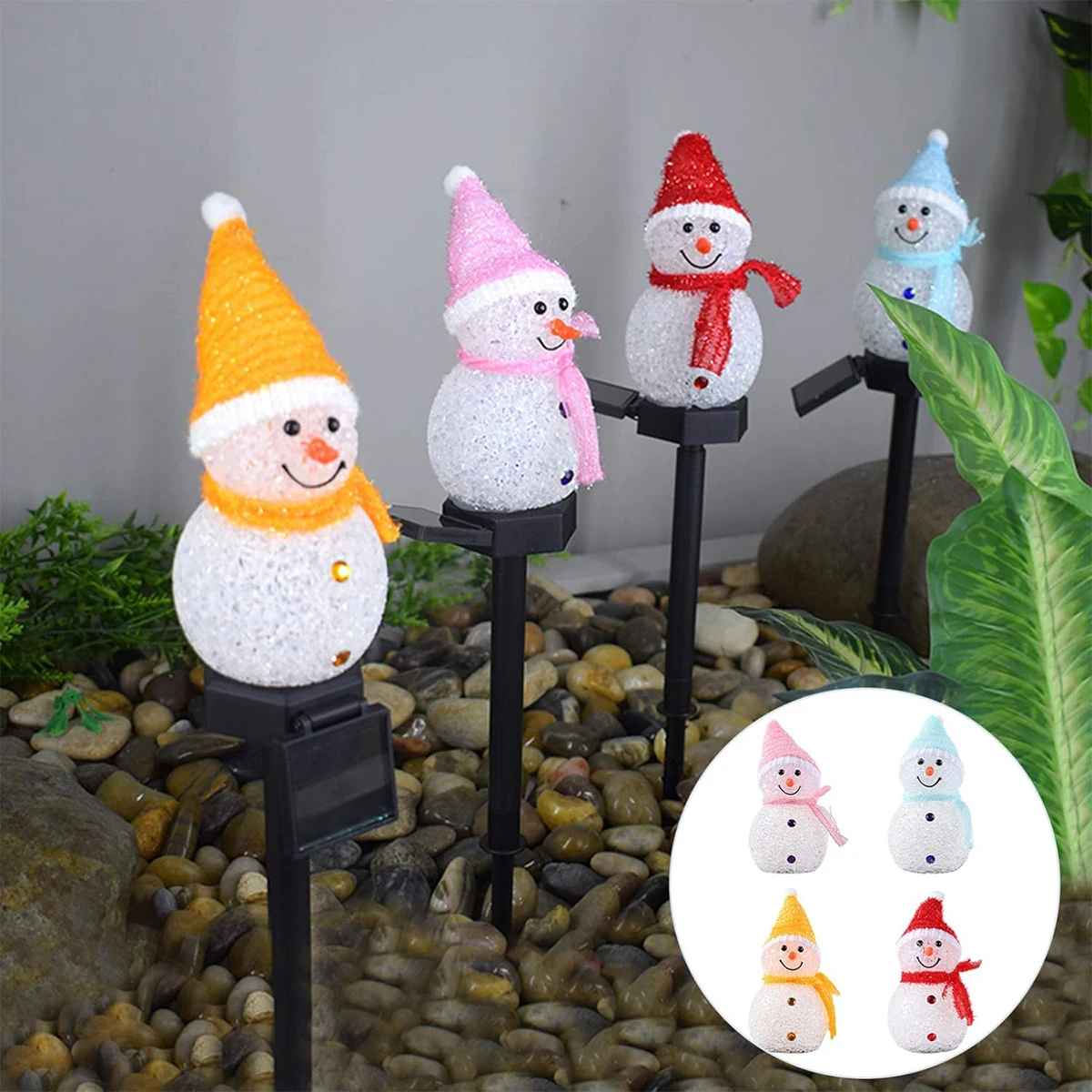 Luz Navideña Solar Multicolor para Jardín