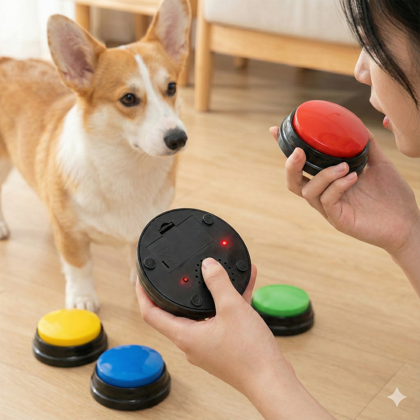 Botones Parlantes para Mascotas - ¡Enséñale a Hablar!