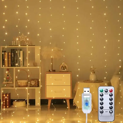 Cortina de Luces LED USB Decorativas