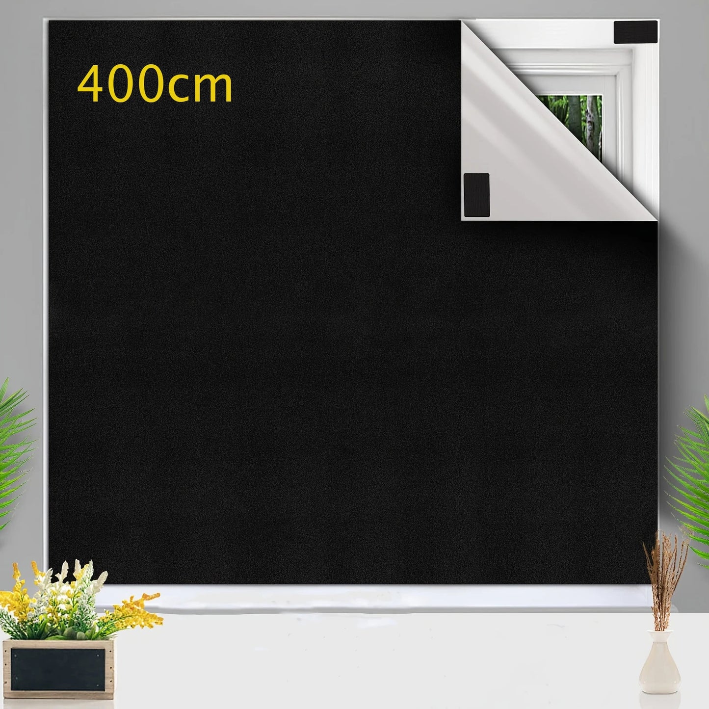Cortina Opaca 100% Blackout para Ventanas – Privacidad Total