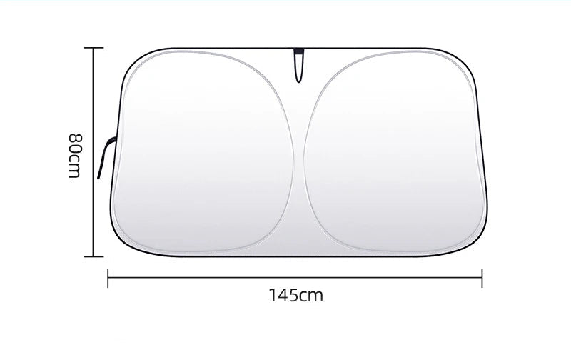 Parasol Plegable para Coche | Cubierta UV para Parabrisas y Ventanas