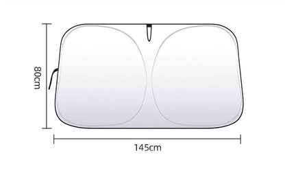 Parasol Plegable para Coche | Cubierta UV para Parabrisas y Ventanas