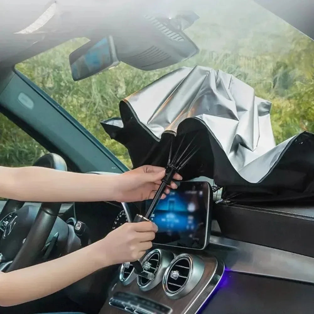 Sombrilla Parabrisas para Auto – Protección Solar UV y Anti-Calor