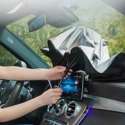 Sombrilla Parabrisas para Auto – Protección Solar UV y Anti-Calor