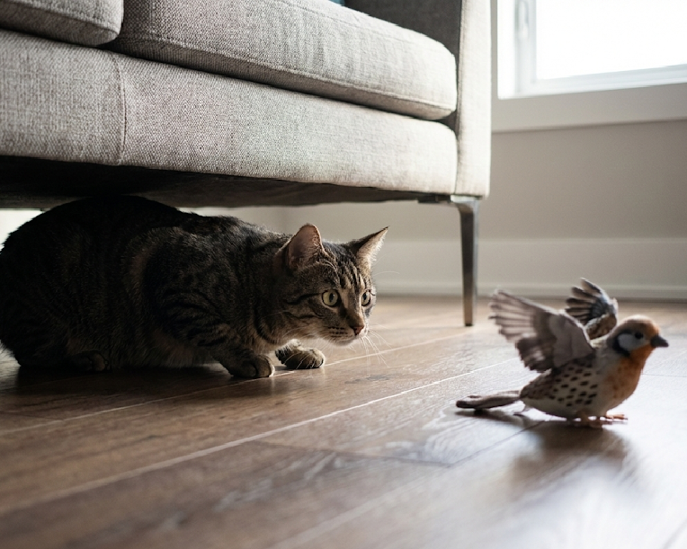 Pájaro Aleteador Interactivo